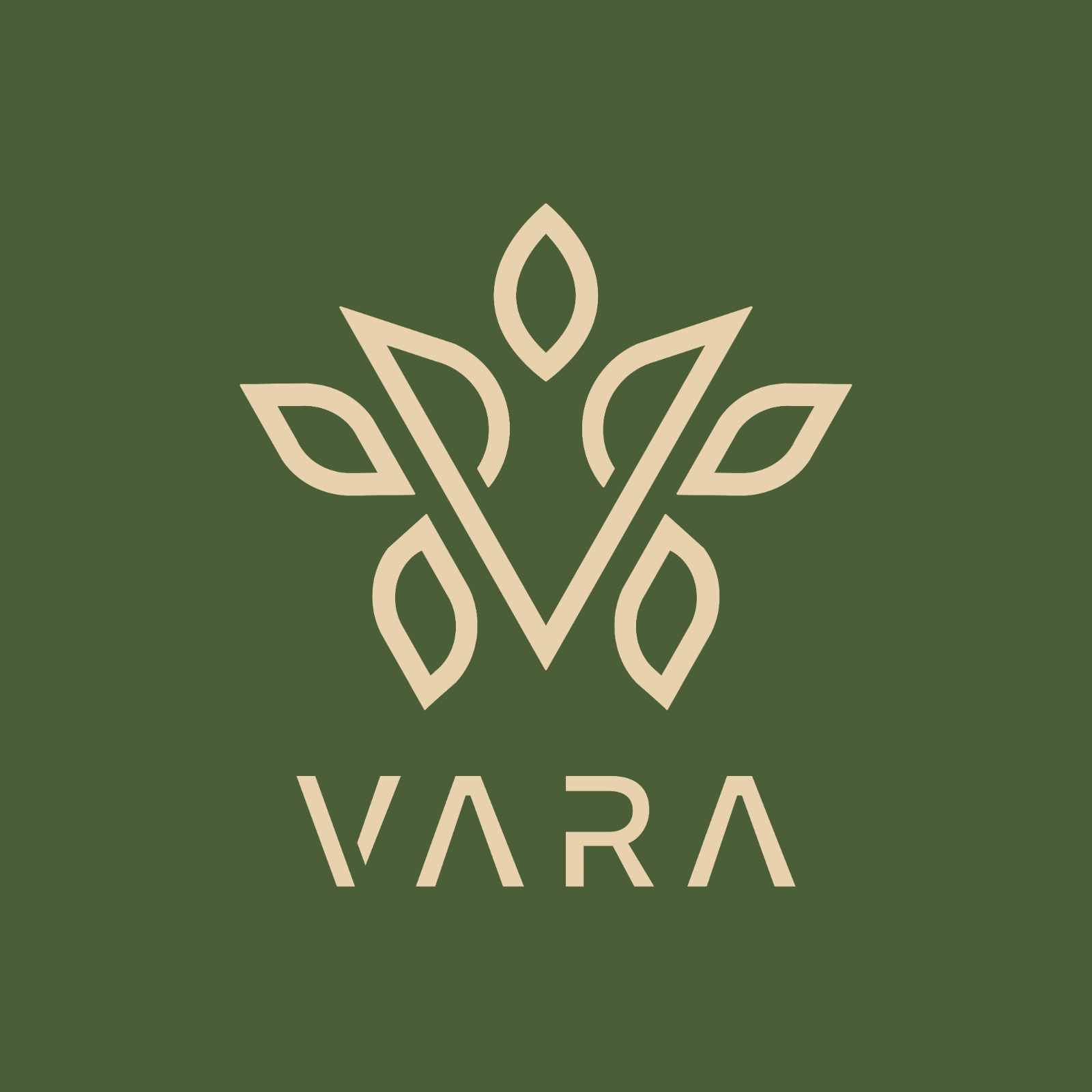 Vara brand logo linked from Misty Hut homestay footer